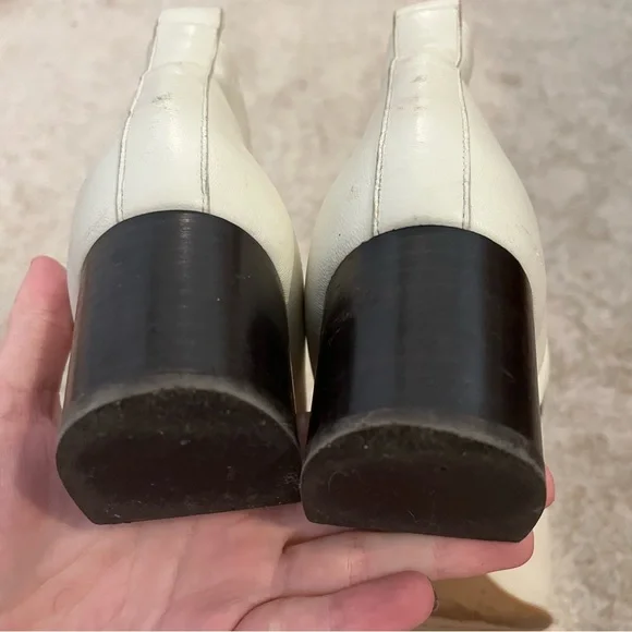 Everlane The Italian Leather Day Boot Bone Size 7 - Picture 10 of 14